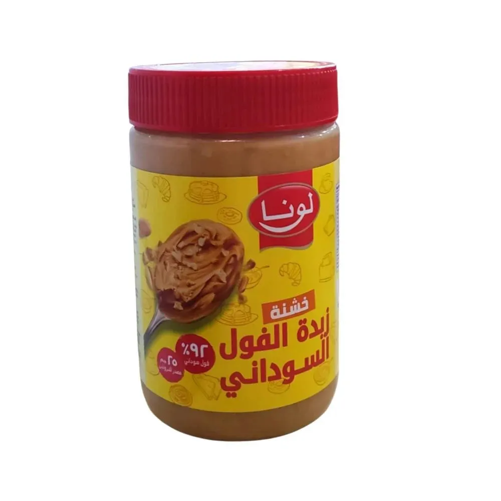 لونا زبدة الفول السوداني الخشنة 12 * 510  جم