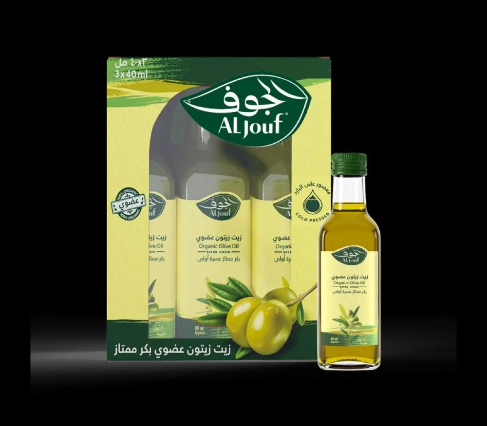 Jouf Organic Olive Oil 3*40ml