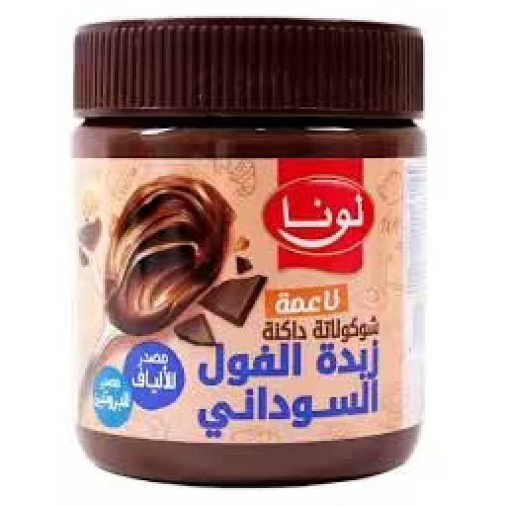 لونا زبدة الفول السوداني والشوكولاتة الداكنة 12 * 340  غرام