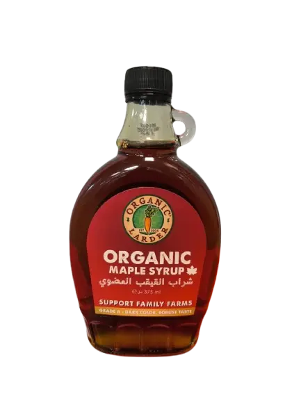 Larder Organic Dark Maple Syrup 12*375ml