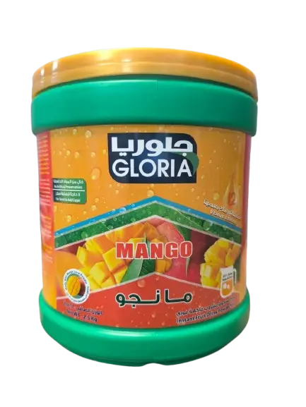مسحوق مشروب مانجو غلوريا 6 * 2.5 كجم
