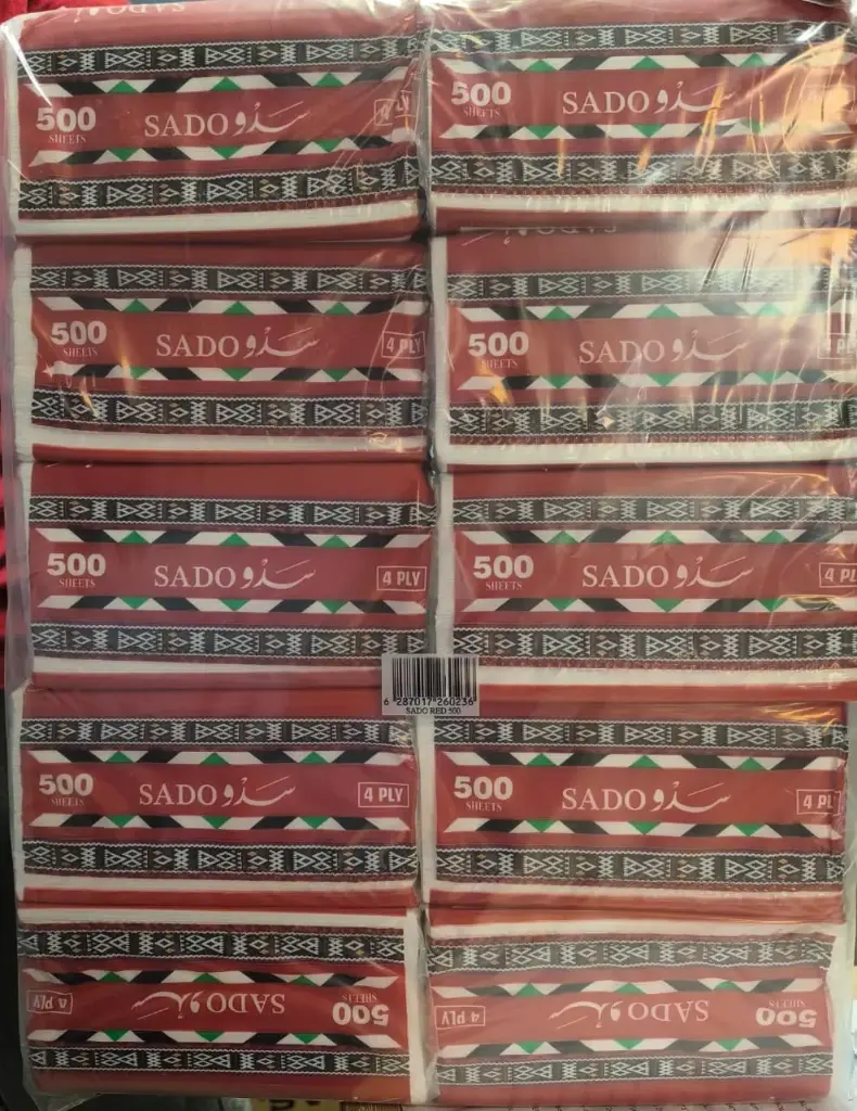 Sado Facial Tissue 4*10*500Sheets