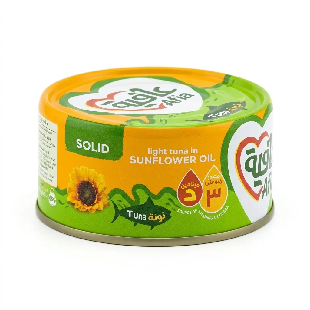 Afia Tuna Solid In Sunflower Oil 48*185gm