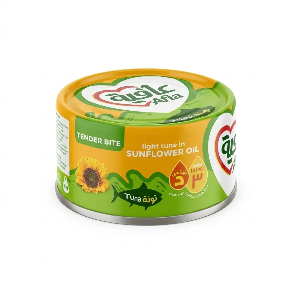 Afia Tuna Tender Bite In Sunflower Oil 48*80gm