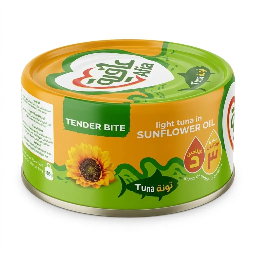 Afia Tuna Tender Bite In Sunflower Oil 48*185gm