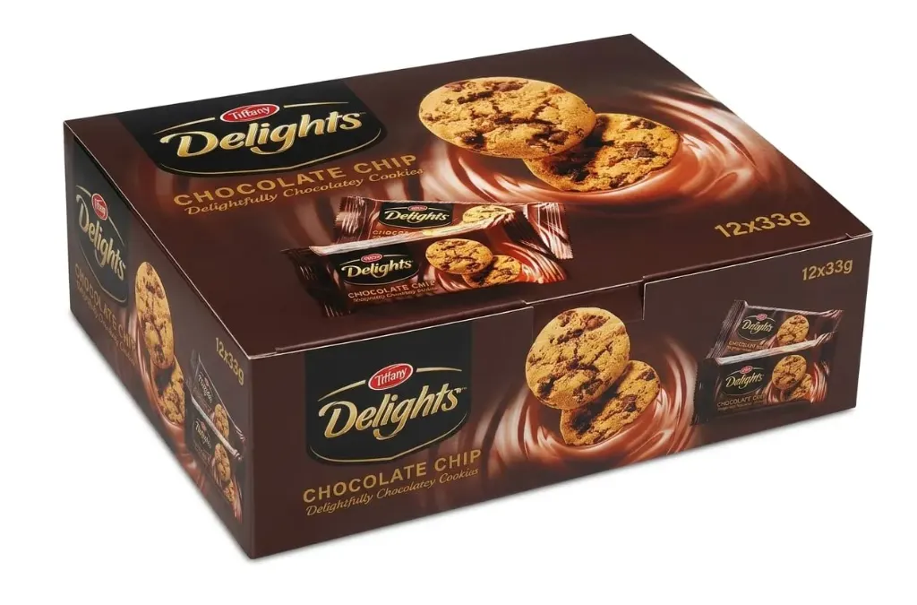 Tiffany Delights Choco chips Cookies 12*33gm