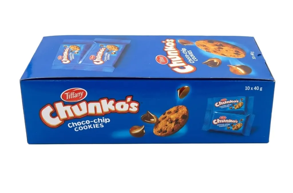 Tiffany Chunko's Choco-chips Cookies 10*40gm (Blue)