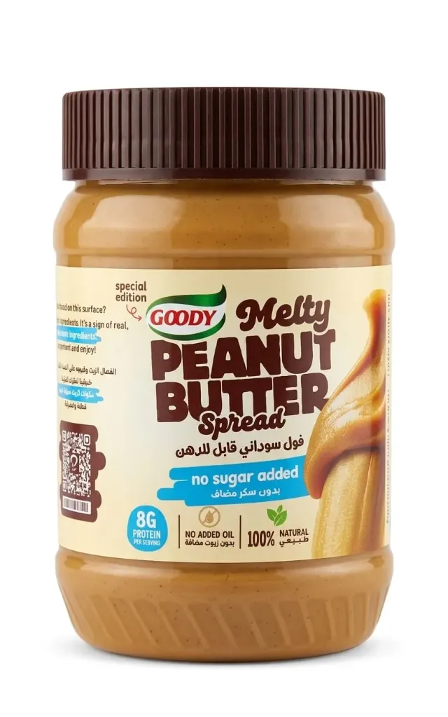 Goody Natural Peanut Butter (No Sugar) 12*454gm