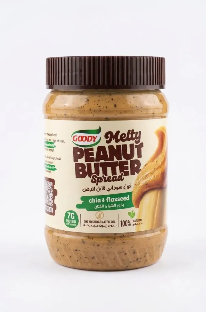 Goody Natural Peanut Butter (Chia & Flaxseed) 12*454gm