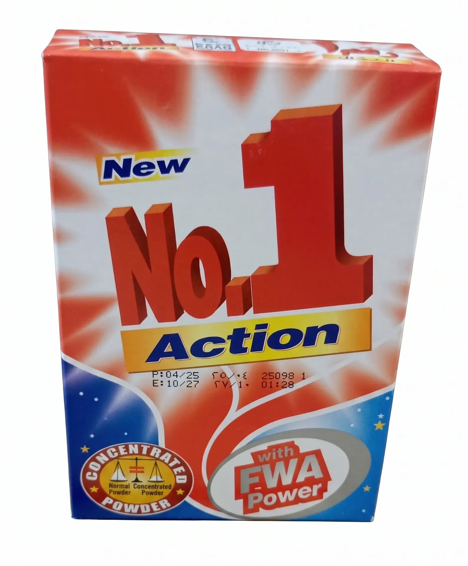 No.1 FWA Detergent Powder 56*100gm