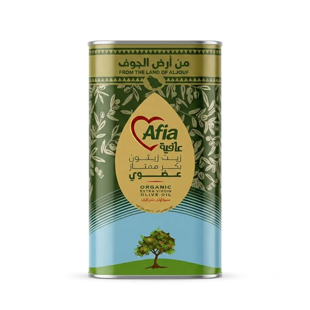 Afia Organic Olive Oil 12*1ltr