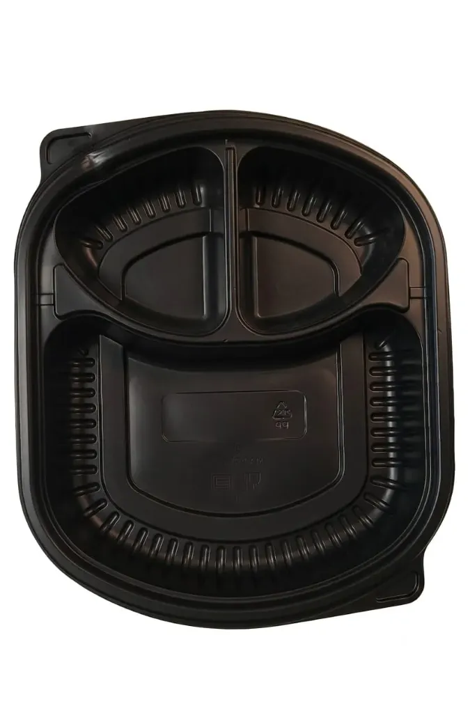 Microwave Black Container C3 (250Pcs)