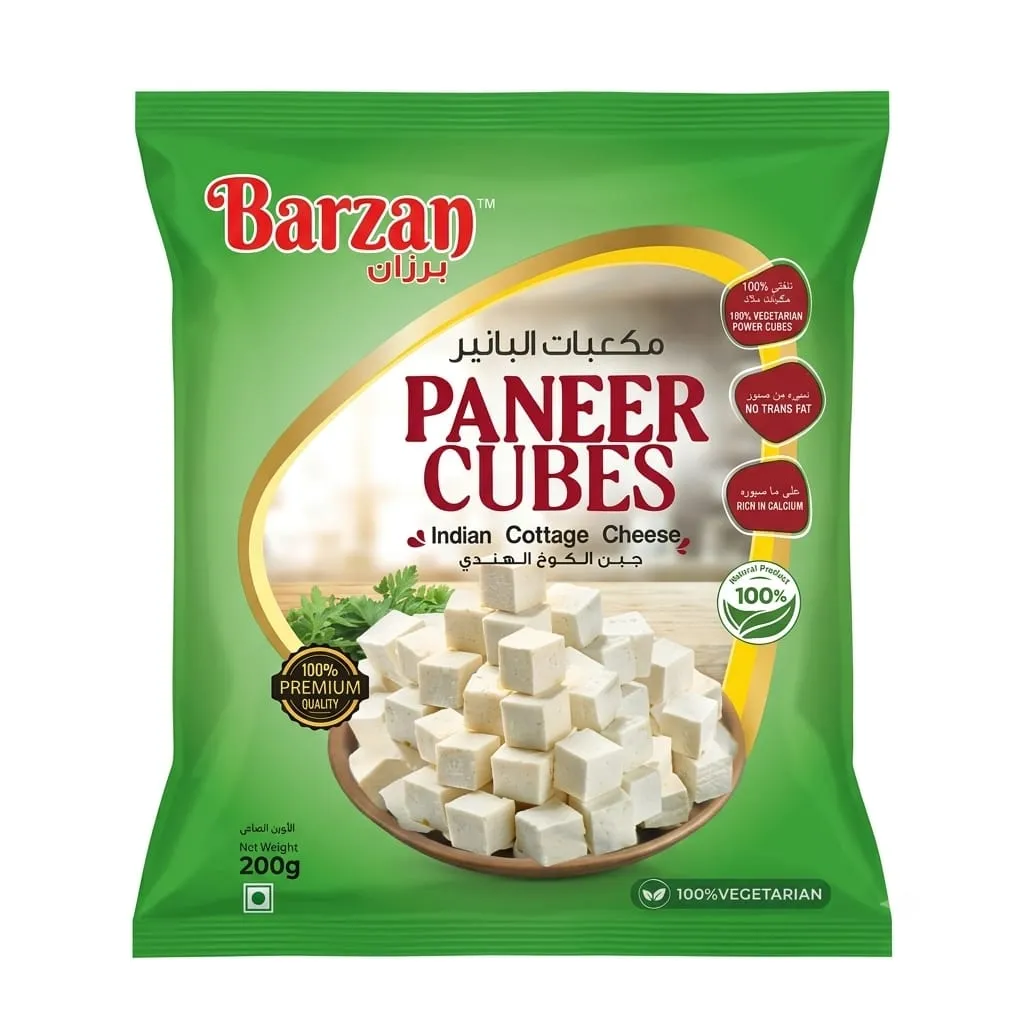 Barzan Paneer Cubes (Cottage Cheese) 20*200gm