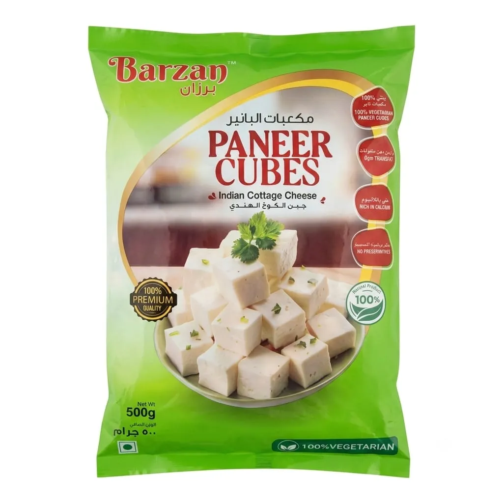 Barzan Paneer Cubes (Cottage Cheese) 10*500gm
