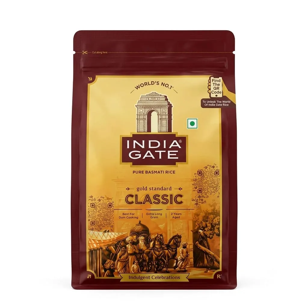 India Gate Classic Pure Basmati Rice 20*1kg