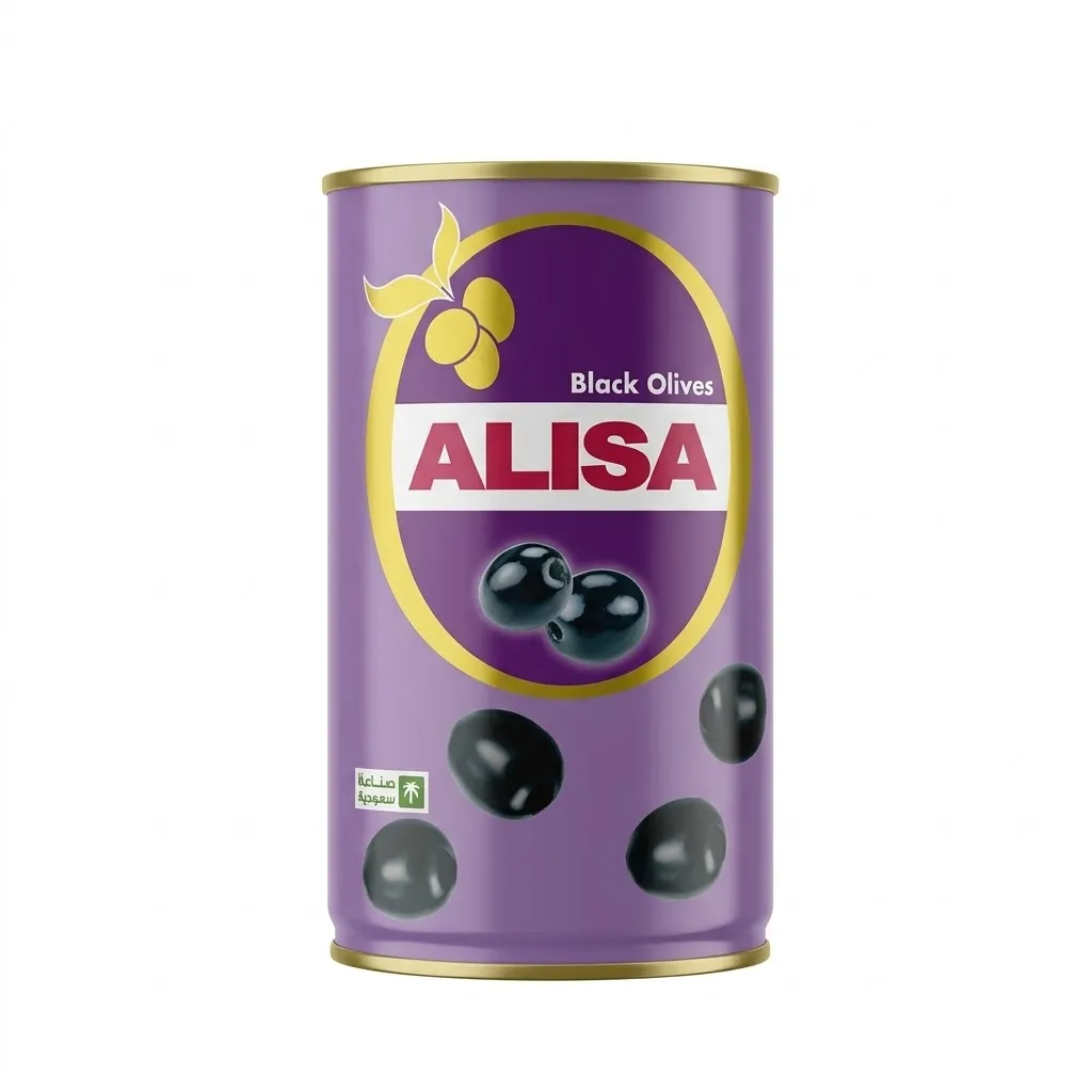 Alisa Black Olive Whole 12*200gm