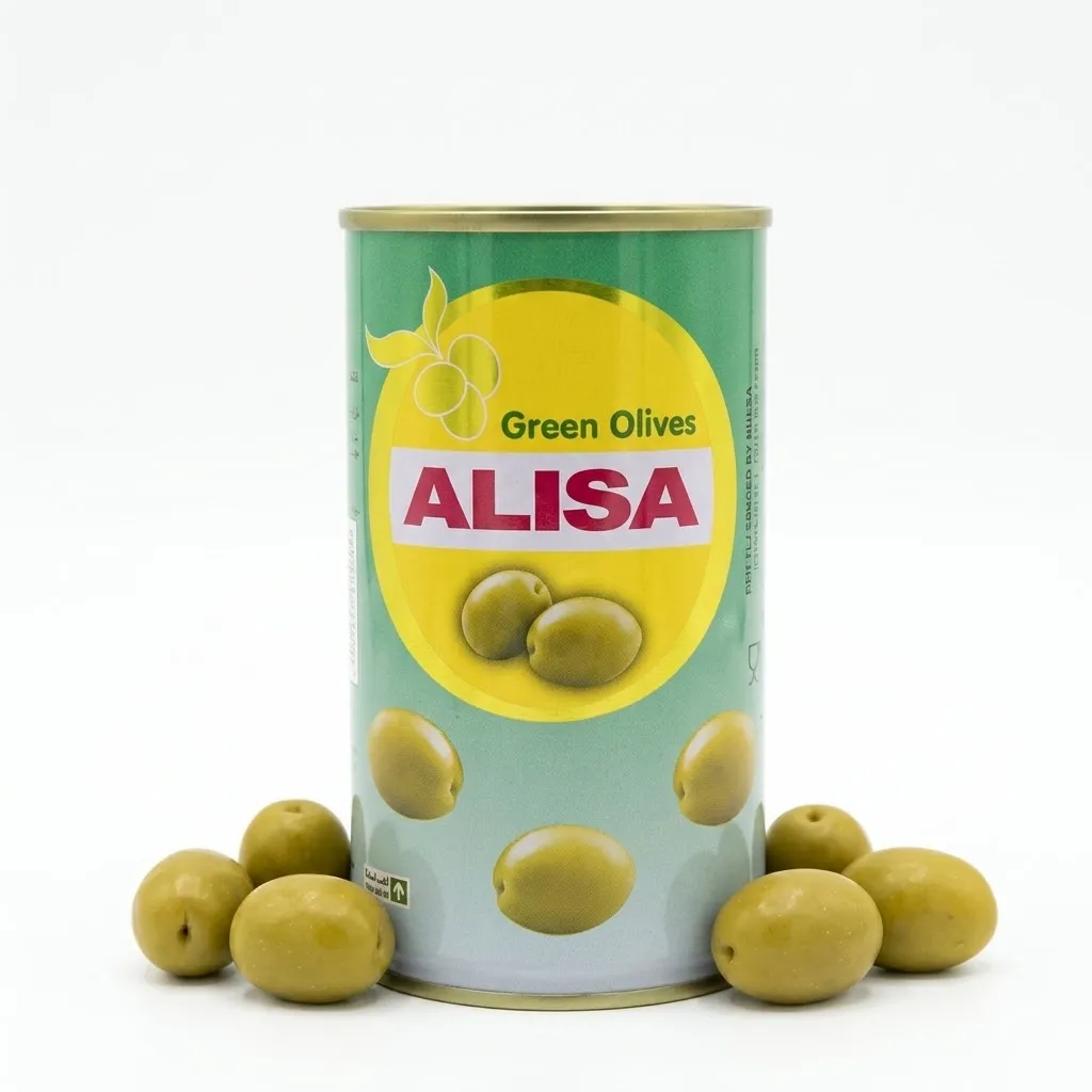 Alisa Green Olive Whole 12*200gm
