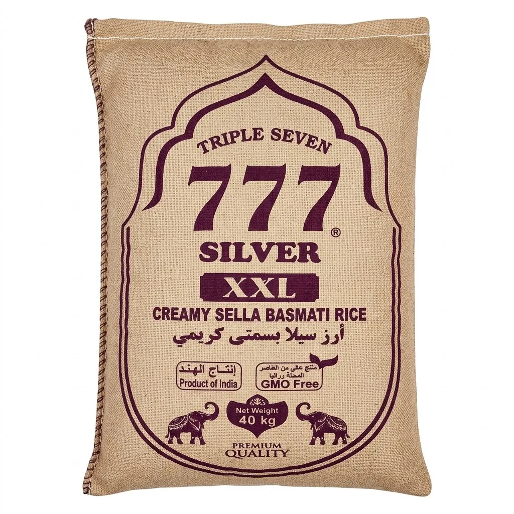 777 Sliver Creamy Sella Rice 1*40kg